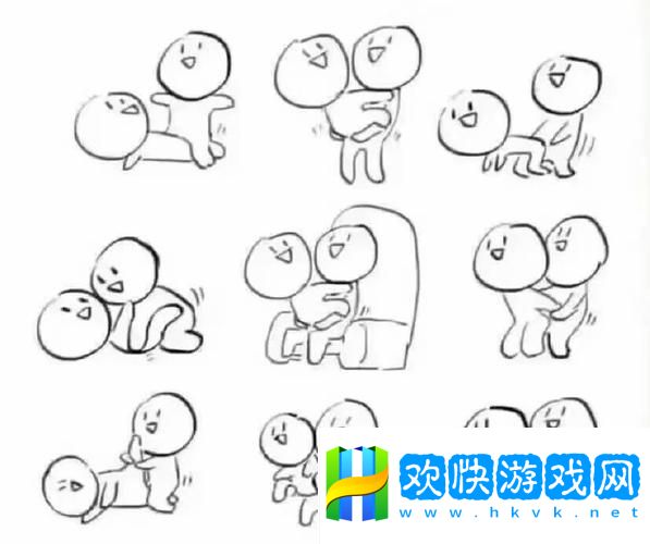 真人示范二十八動作小人簡筆畫-網(wǎng)友：真是太有趣了！